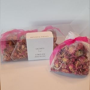 MYNAH & PAPAYA 100% NATURAL "LOKELANI" (RED ROSE) SACHETS